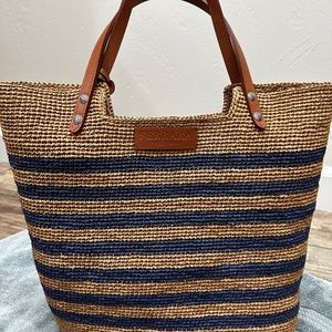 Brighton  raffia straw tote